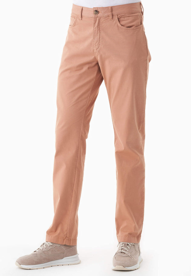 Men's Regular-Fit Organic Cotton Trousers Tan