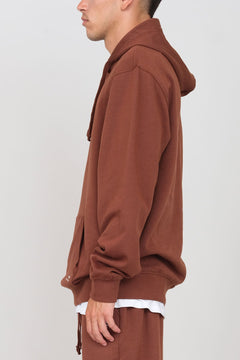 Gauzy Hoodie Brown