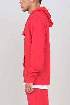 Gauzy Hoodie Red