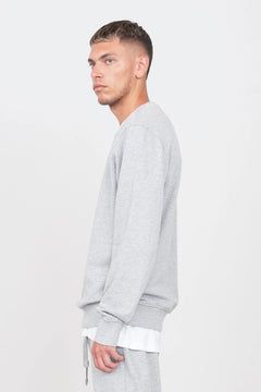 Long Sleeve Crewneck T-Shirt Grey