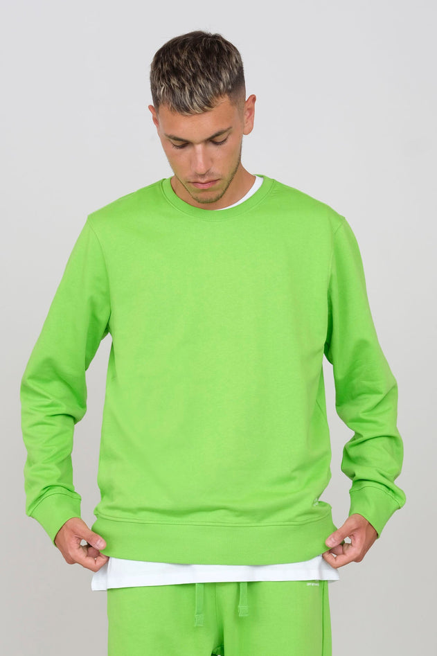 Men's Crewneck Sweatshirt Apple Green