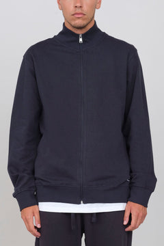 Men's Sweatshirt With A Zipper Blue