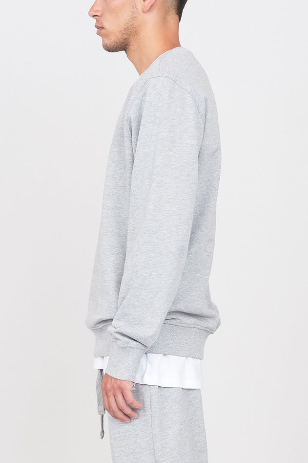 Men's Gauzy Crewneck Sweatshirt Grey