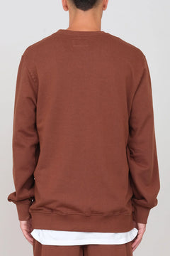 Men's Gauzy Crewneck Sweatshirt Brown