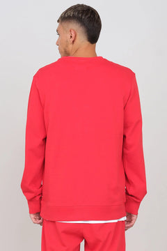 Men's Gauzy Crewneck Sweatshirt Red