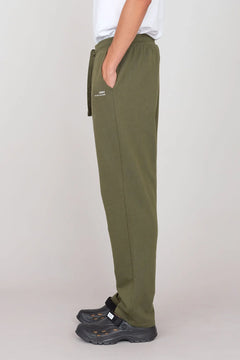 Men's Straight Gauzy Joggers Military Green