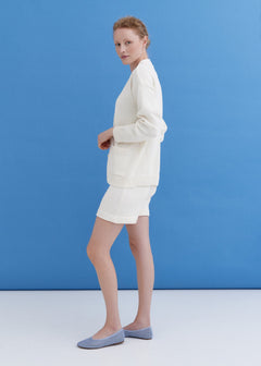 Knitted Cotton Cardigan and Shorts Set Lily