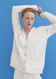 Knitted Cotton Cardigan and Shorts Set Lily