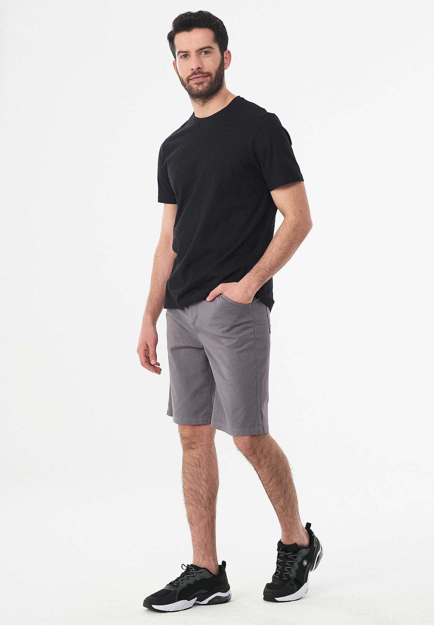 Heren Five-pocket Bermudashort Shadow