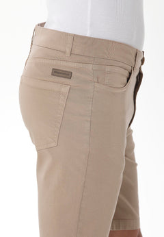 Heren Five-pocket Short Beige