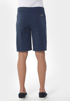 Heren Five-pocket Short Marineblauw