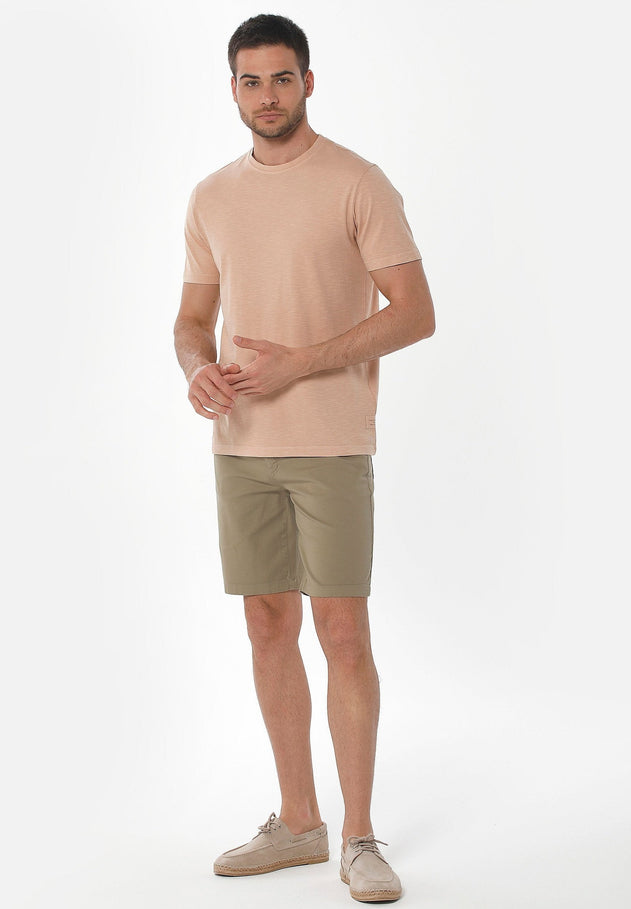 Heren Five-pocket Short Olijf