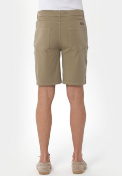 Heren Five-pocket Short Olijf