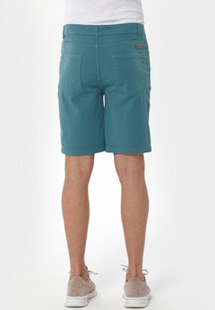Heren Five-pocket Short Petrol Green