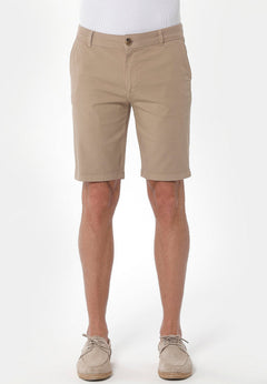 Heren Slim Chino short Beige