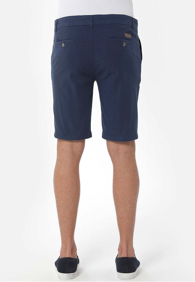 Men's Slim Organic Cotton Chino Shorts Navy