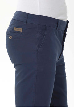 Men's Slim Organic Cotton Chino Shorts Navy