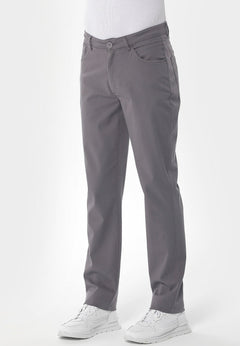Men's Five-Pocket Organic Cotton Trousers Shadow