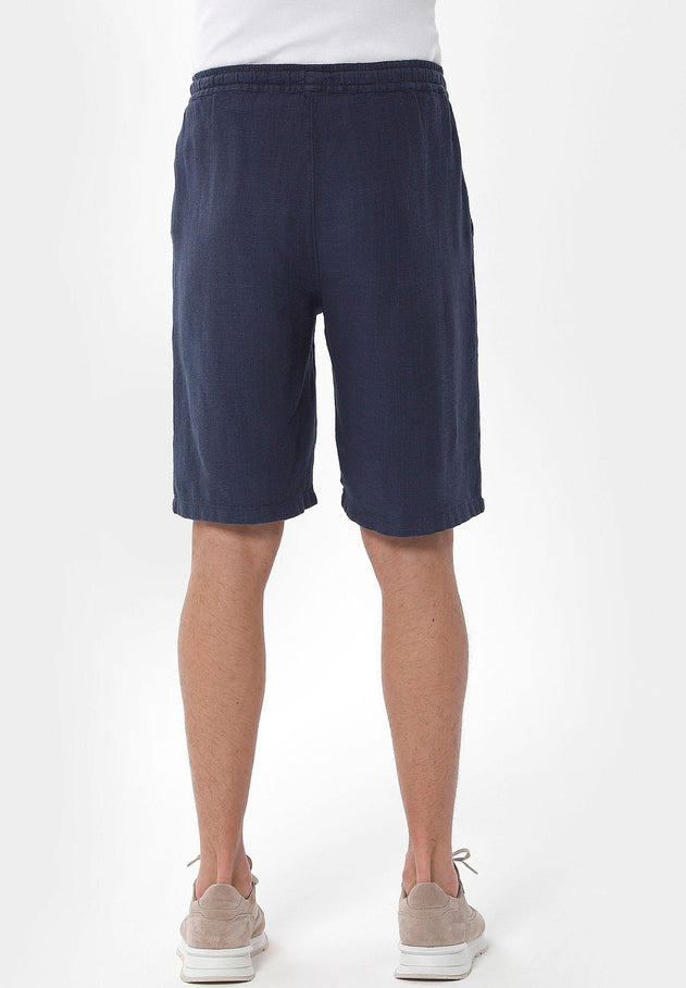 Heren Casual Short Marineblauw