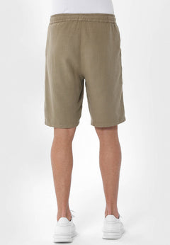 Heren Casual Short Olive Green