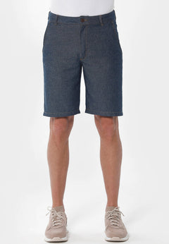 Heren Hennepmix Denim short Save Blue