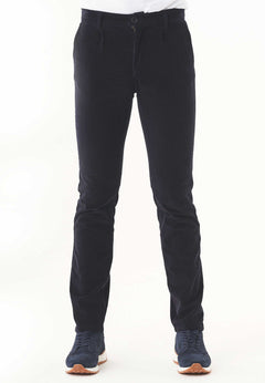 Heren Corduroy Broek Dark Navy