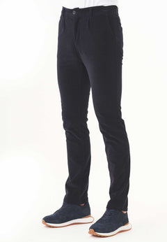 Heren Corduroy Broek Dark Navy