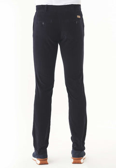 Heren Corduroy Broek Dark Navy