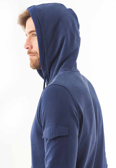 Heren Soft Touch Hoodie Marineblauw