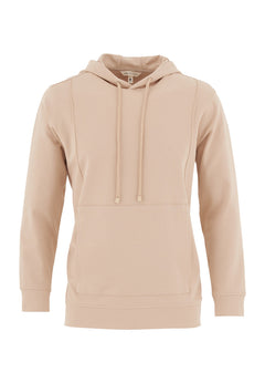 Men's Organic Cotton Pique Hoodie Soft Beige