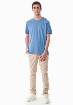 Heren Modalmix Kleinbus T-shirt Coronet Blue