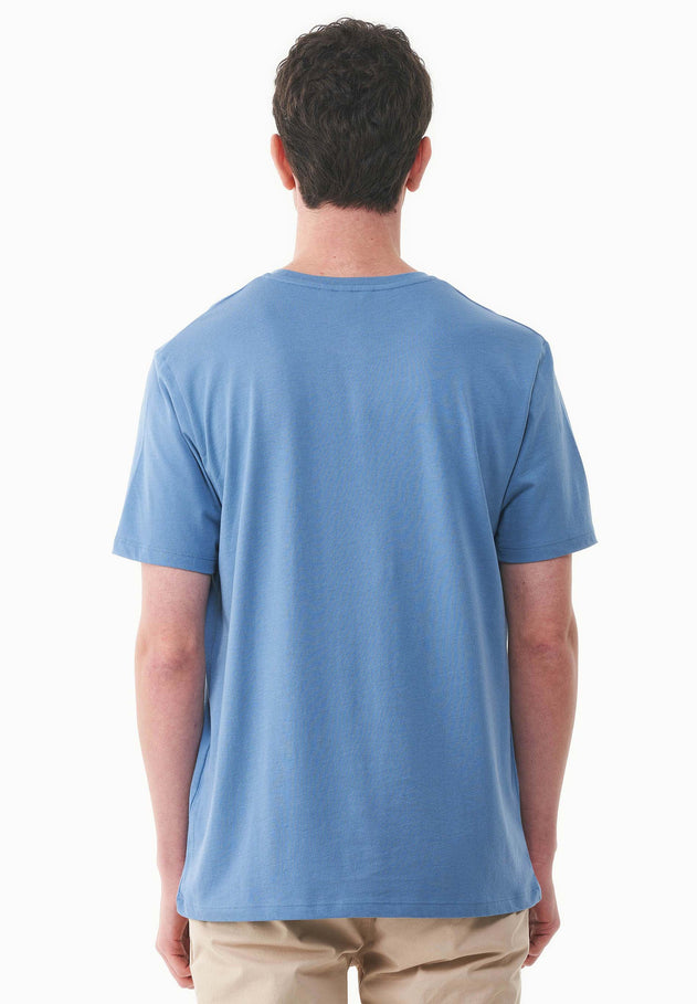 Heren Modalmix Kleinbus T-shirt Coronet Blue