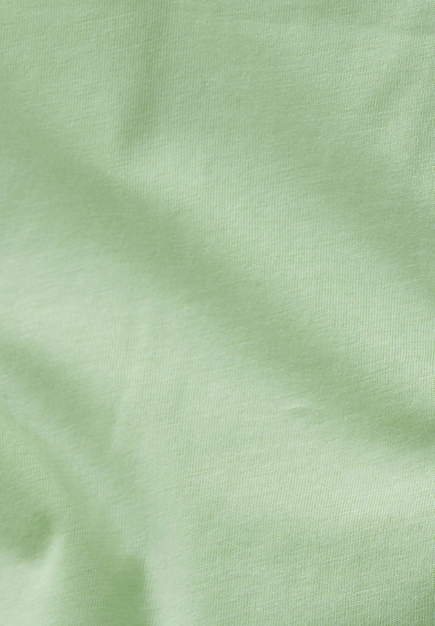 Heren Fietsprint T-shirt Foam Green
