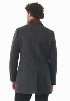 Men's Wool Blend Coat Asphalt