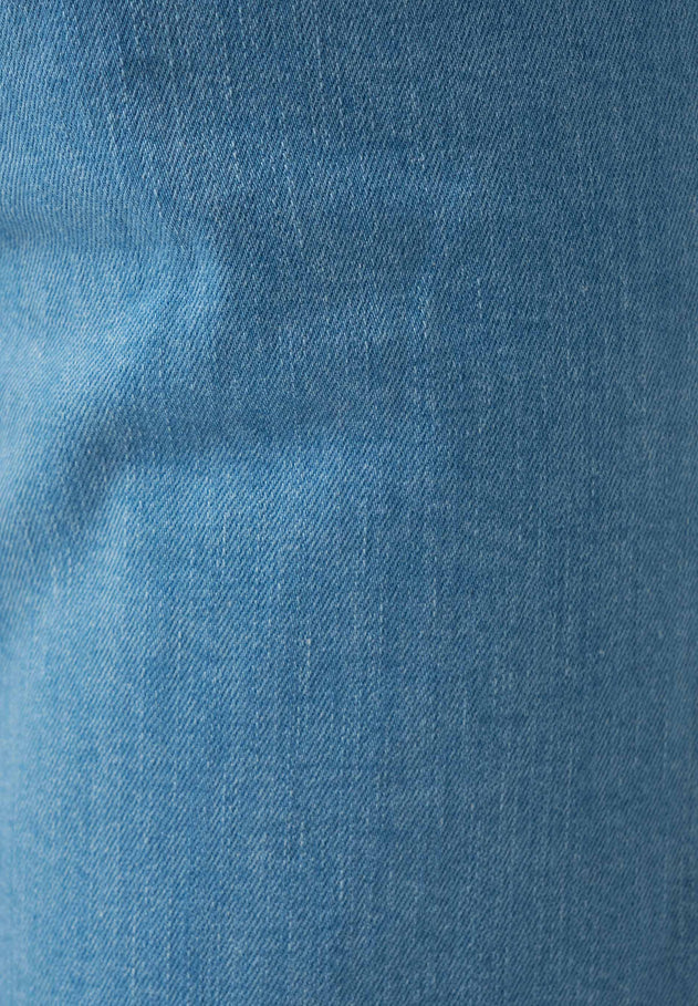 Heren Denim Bermudashort Lichtblauw