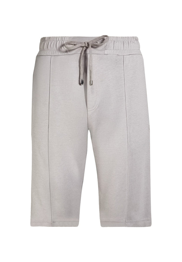 Heren Modalmix Sweatshort Lichtgrijs