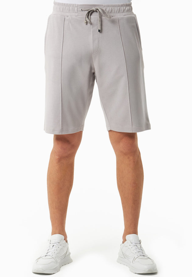 Heren Modalmix Sweatshort Lichtgrijs