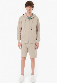 Heren Modalmix Sweatshort Zand