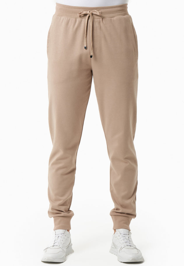 Heren Modalmix Joggingbroek Zand