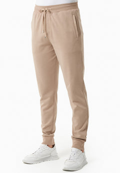 Heren Modalmix Joggingbroek Zand