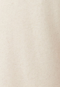 Heren Linnenmix T-shirt Naturel