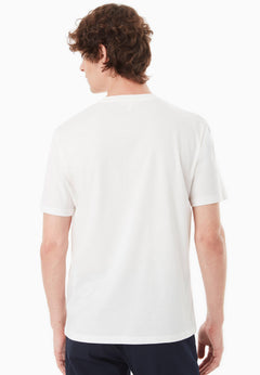 Heren Modalmix Dolfijn T-shirt Gebroken wit