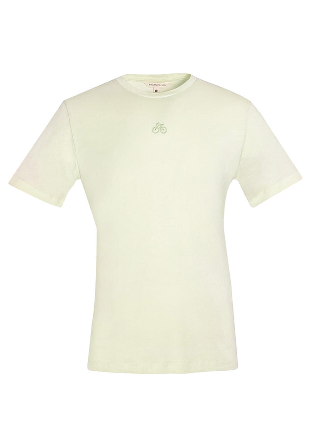 Heren Bicycle T-shirt Lime Green