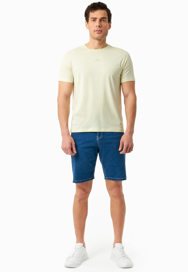 Heren Bicycle T-shirt Lime Green
