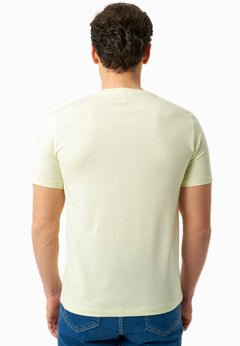 Heren Bicycle T-shirt Lime Green