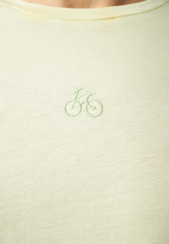 Heren Bicycle T-shirt Lime Green
