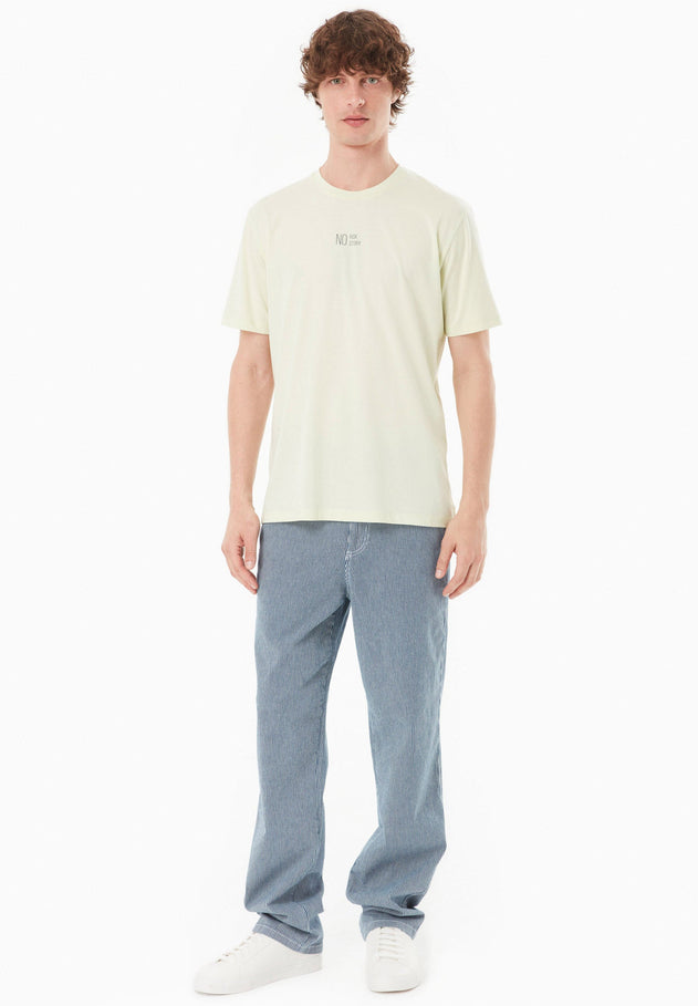Heren No Risk T-shirt Lime Green