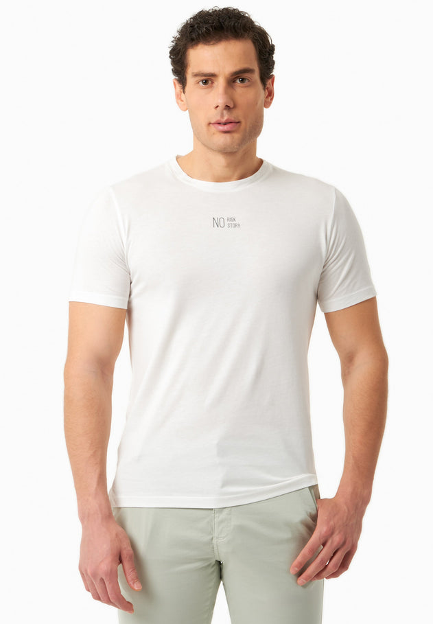 Men's No Risk Modal Blend T-Shirt Off White