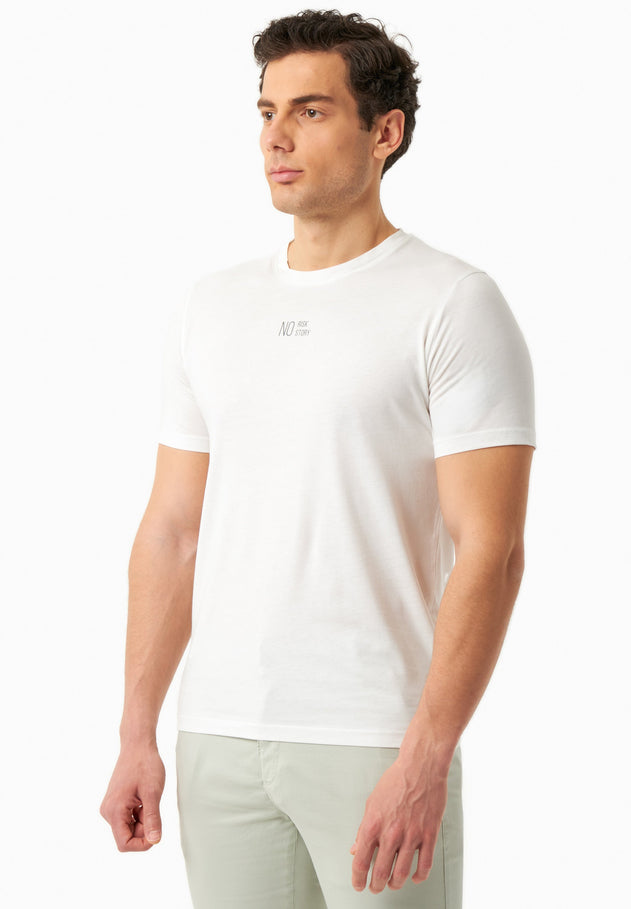 Men's No Risk Modal Blend T-Shirt Off White