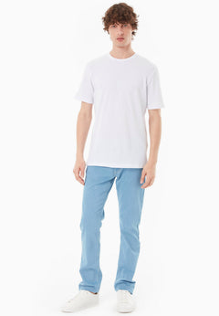 Heren Waffle T-shirt Wit